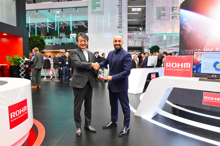 ROHM honors FUTURE ELECTRONICS as “Distributor of the Year”, Strategic Partnership within the power segment